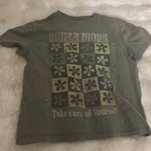 Olive green preppy shirt